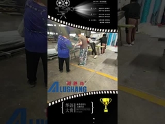 الألومنيوم المثقوبة الألومنيوم السقف السقف المفصلي تصميم ثقوب نمط عادي تهوية