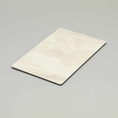 الأسمنت البيج الرخام الألومنيوم اللوحة المركبة 2.0mm 3.0mm 5800mm ألواح الحائط المركبة