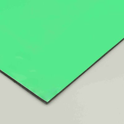 SGS Apple Green PE ألومنيوم اللوحة المركبة Acp Sheet الداخلية 4 X 8ft