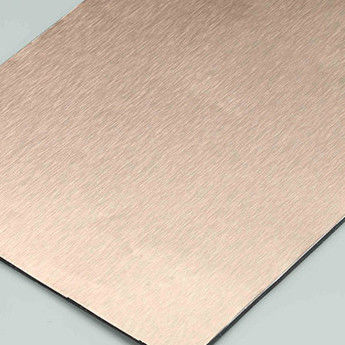 لوحة مركبة من الألومنيوم المفرشحة HDPE 4MM 1.22 X 2.44m لوحة مركبة من الألومنيوم PE