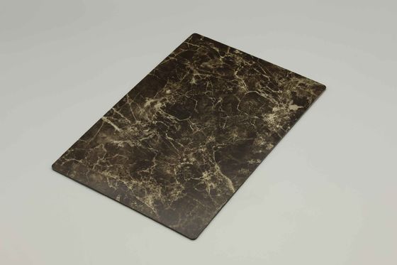 1220 × 2440MM 4MM الرخام Acp اللوحة المركبة 3mm الألومنيوم المركب