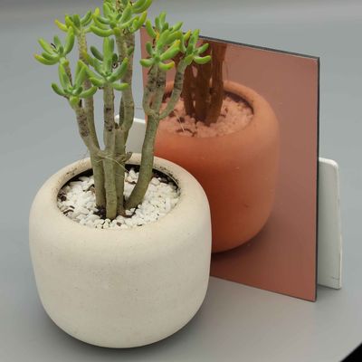 ألوان الجدار الخارجي الألومنيوم المرآة اللوحة المركبة الداخلية الألومنيوم اللوحة المركبة