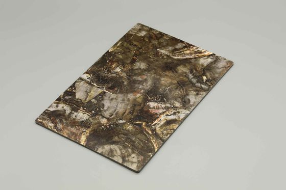المضادة للخدش Pvdf Terrazzo الإعلان الرخام Acp الألومنيوم المركب لوحة لبناء الجدران الخارجية وألواح الجدران الكسوة الداخلية