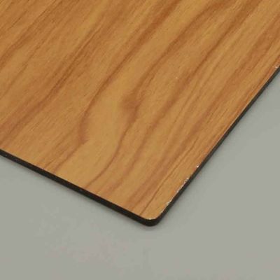 6mm Scratch Resistant Wooden Aluminum Composite Panel Light Maple Acp roofing  Sheet Aluminium