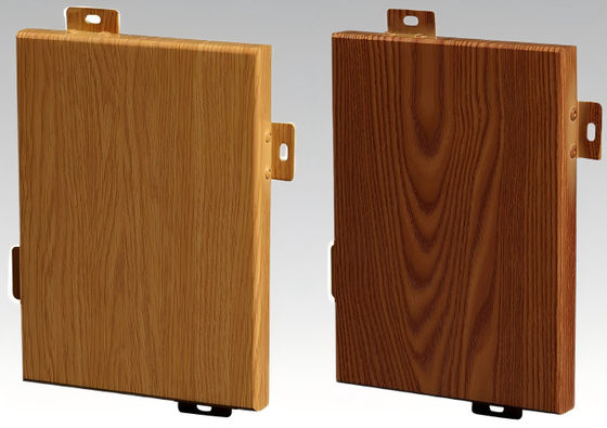 ألومنيوم واجهة خارجية الحائط تغطية الفلوروكربون مطلية المتانة مقاومة الرطوبة السطح المسطح