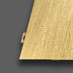 الموردين لوحة الألومنيوم القهوة الأشكال المخصصة جدار الواجهة الألومنيوم مع الفلوروكربون المغلفة