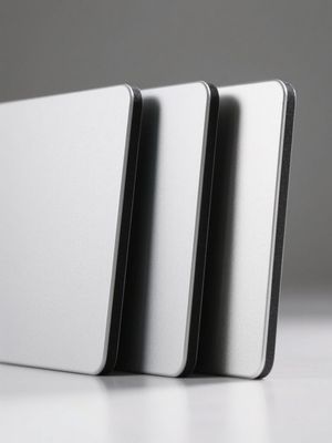 اللوحة المكونة من الألومنيوم 3mm - 6mm سميكة الزخرفة Acp الجدار 1000mm 1500mm